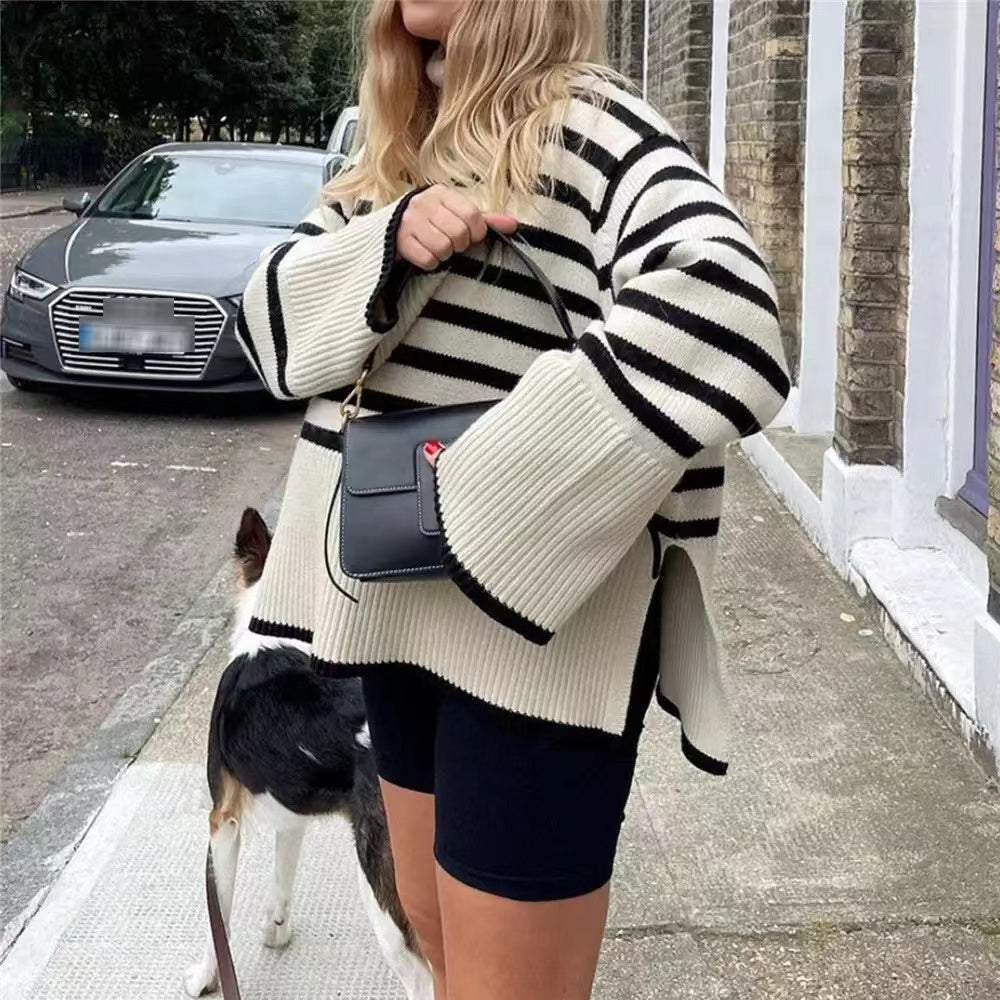 Warmer Rollkragenpullover für Frauen