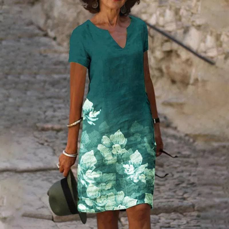 Leichtes, atmungsaktives und lässiges Kleid für Frauen - Calorine