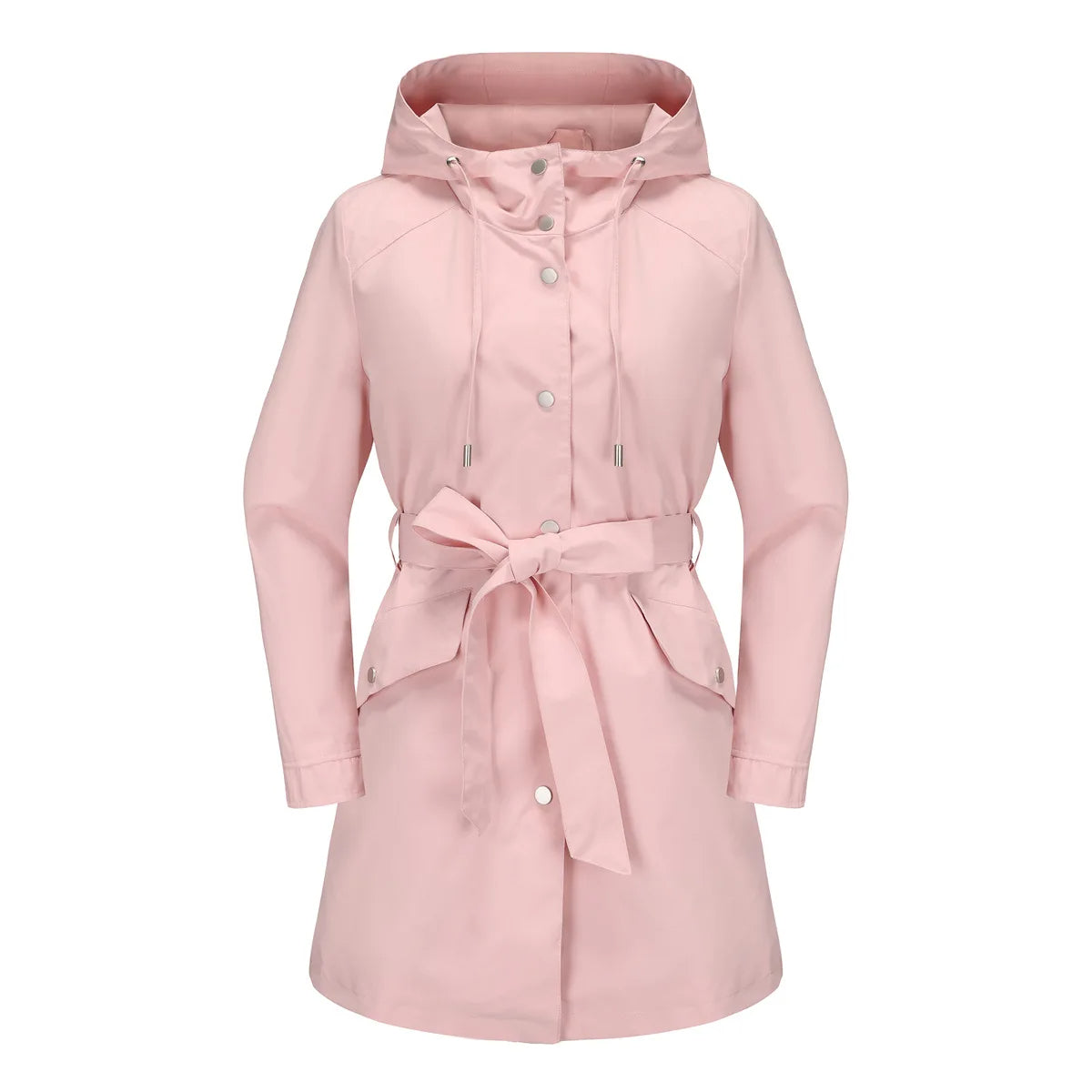 Langer Kapuzenmantel Jacke für Frauen