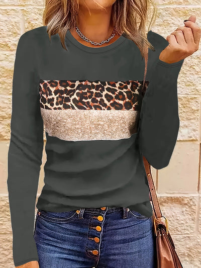 Emmi | Das Schicke Leopard-Print Langarmshirt