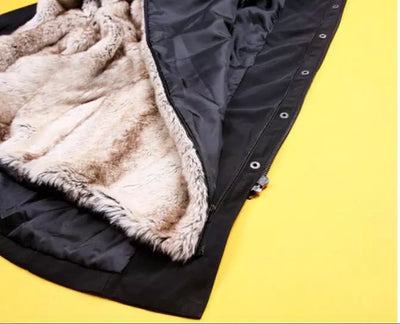 Wintermantel Schwarz – Elise