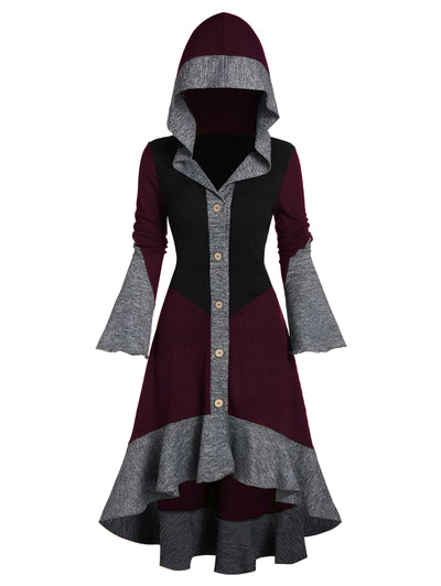 Tatjana | Gemütliches Weihnachtskleid mit Kapuze