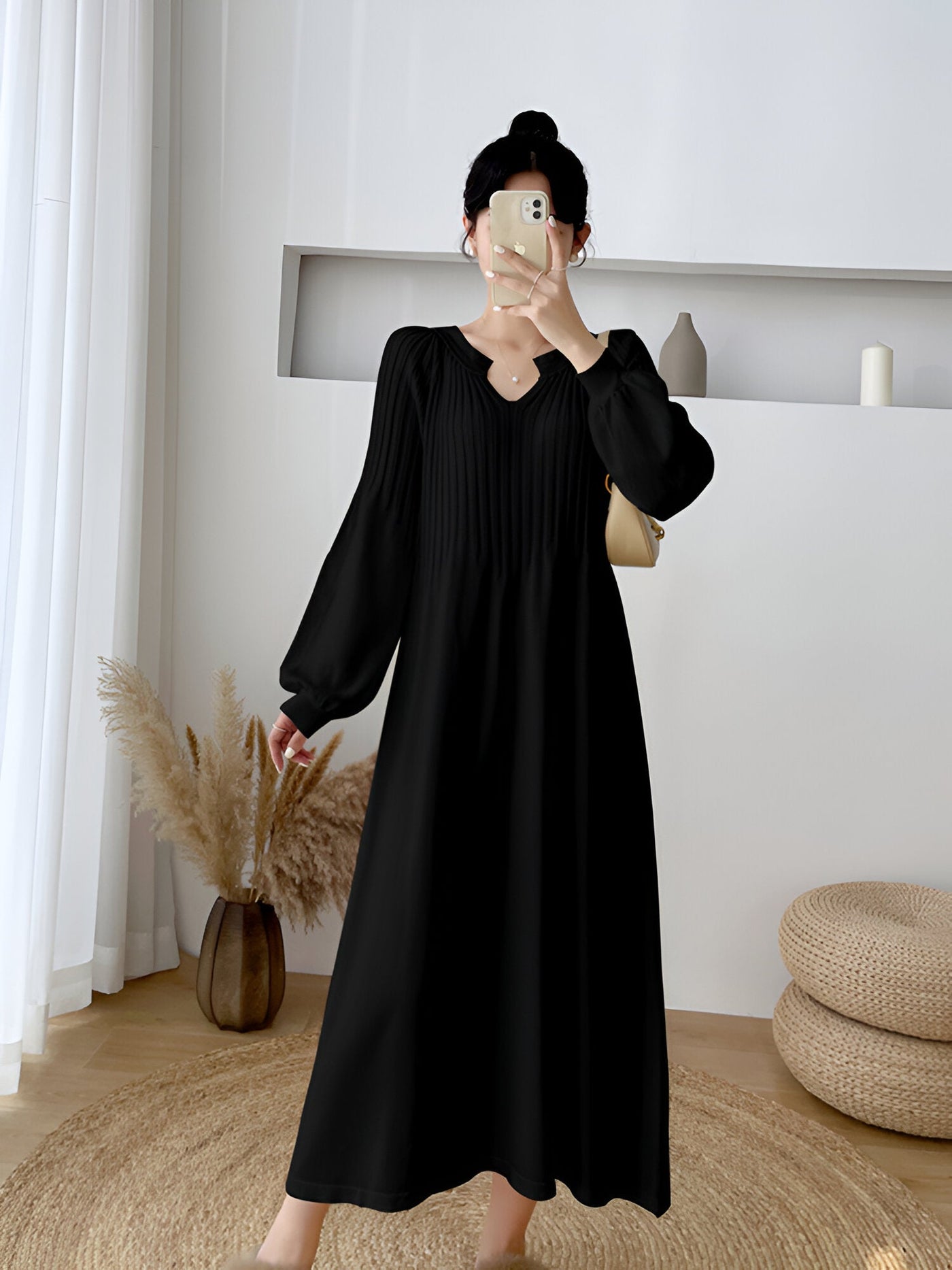 Angelika | Bequeme Eleganz: Müheloses Strickkleid für Herbst & Winter