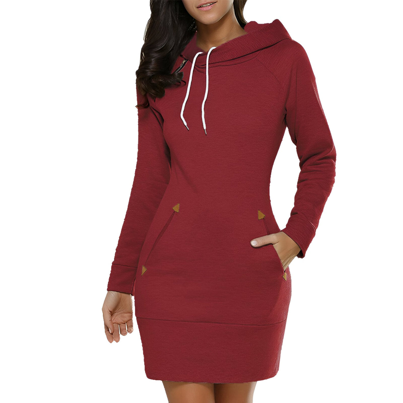 Denise | Casual Hoodie Kleid mit Taschen