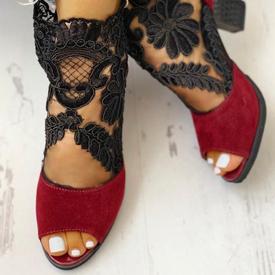 Scarlett® | Sandale mit Spitzenabsatz