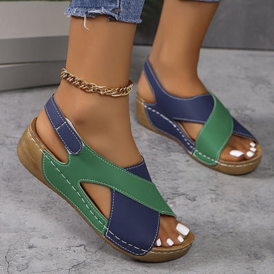 Selma | Retro-Ledersandalen