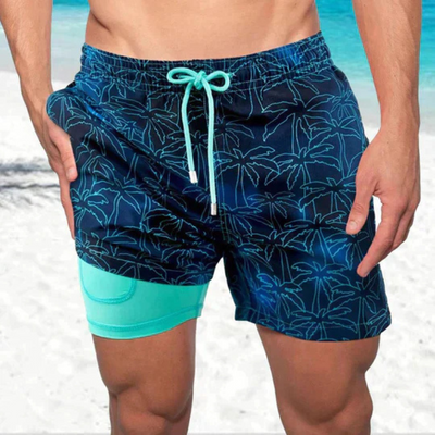 Schnell trocknende Badeshorts für Herren | Leichte