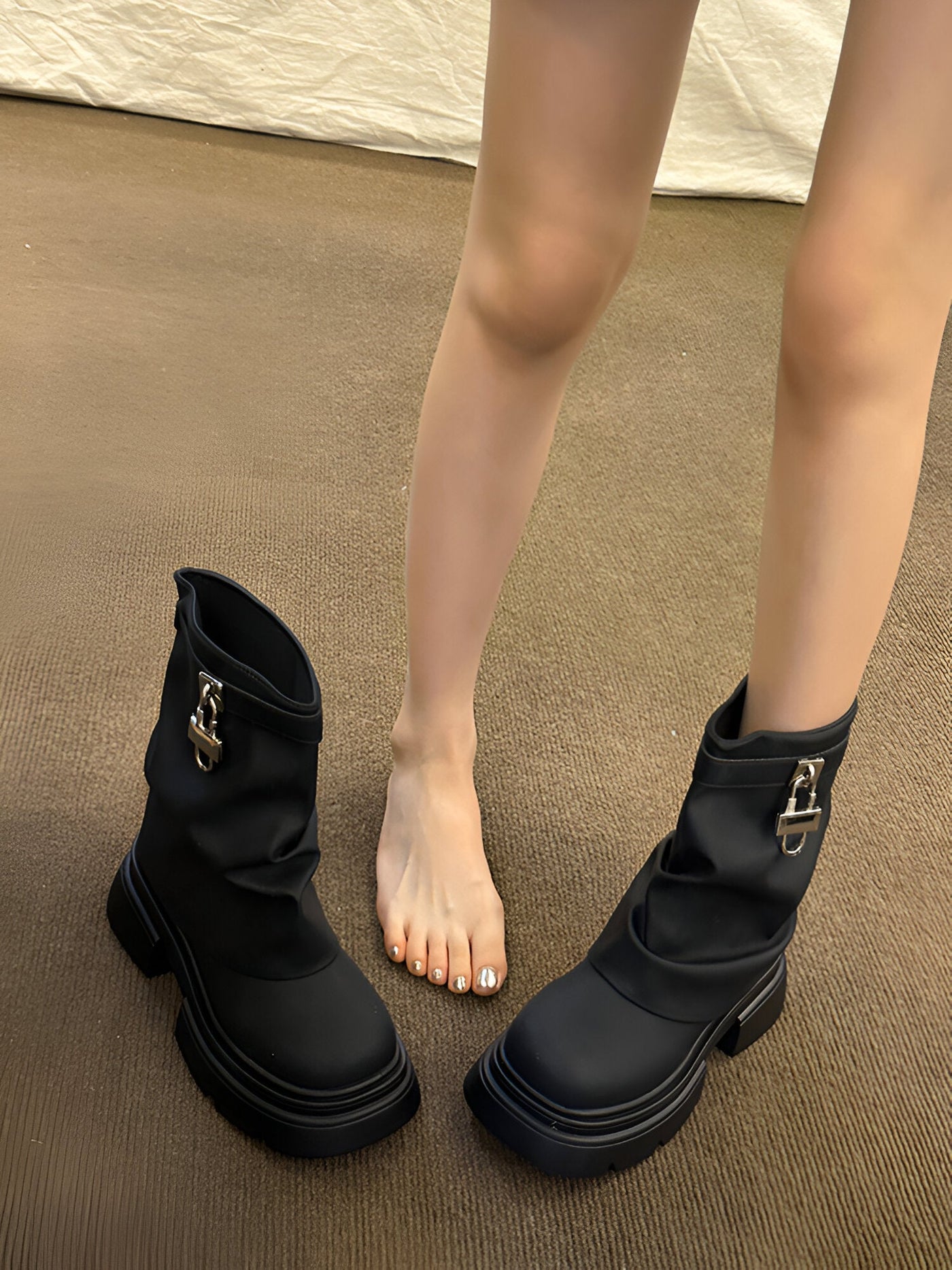 Gisela | Luxus High Heels Herbststiefel