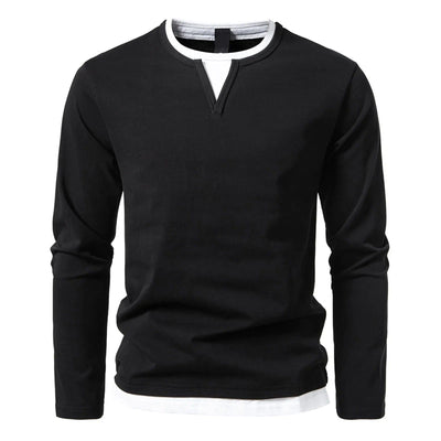 Langarm Pullover Grau - Julian