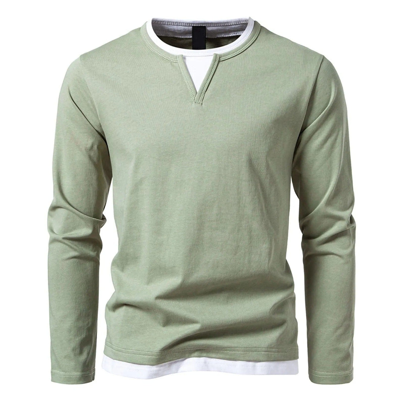 Langarm Pullover Grau - Julian