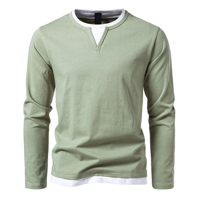 Langarm Pullover Grau - Julian
