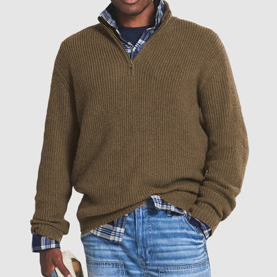 Gerippter Pullover für Männer