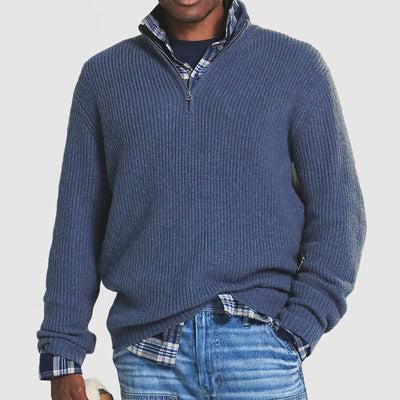 Gerippter Pullover für Männer