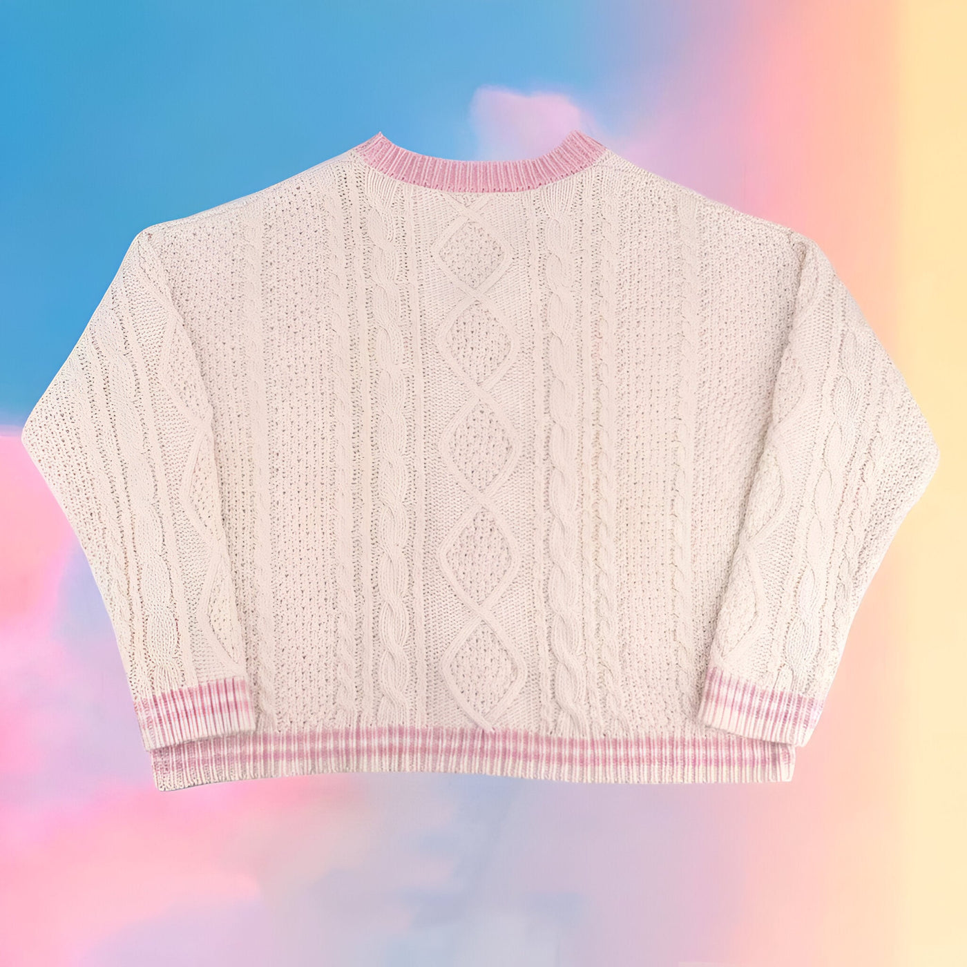 Livia | Gemütliche Strickweste mit Sternstickerei