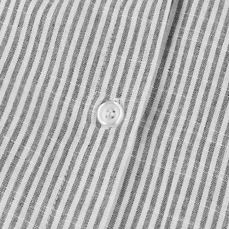 Jasmin | Maxikleid mit Streifen und langen Ärmeln