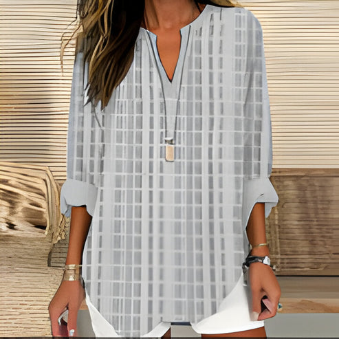 Manon | lange armel mit v-ausschnitt