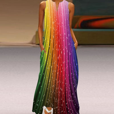 Clotilde – Ärmelloses Lässiges Kleid für Frauen  Ideal für Jeden Anlass