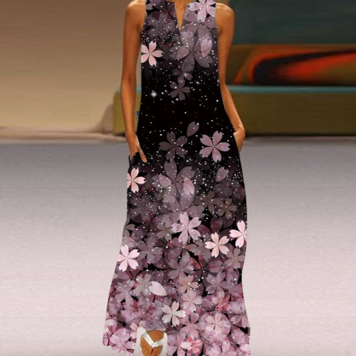 Clotilde – Ärmelloses Lässiges Kleid für Frauen  Ideal für Jeden Anlass