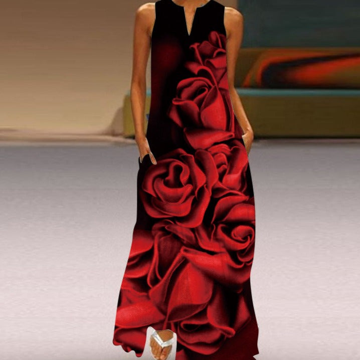 Clotilde – Ärmelloses Lässiges Kleid für Frauen  Ideal für Jeden Anlass