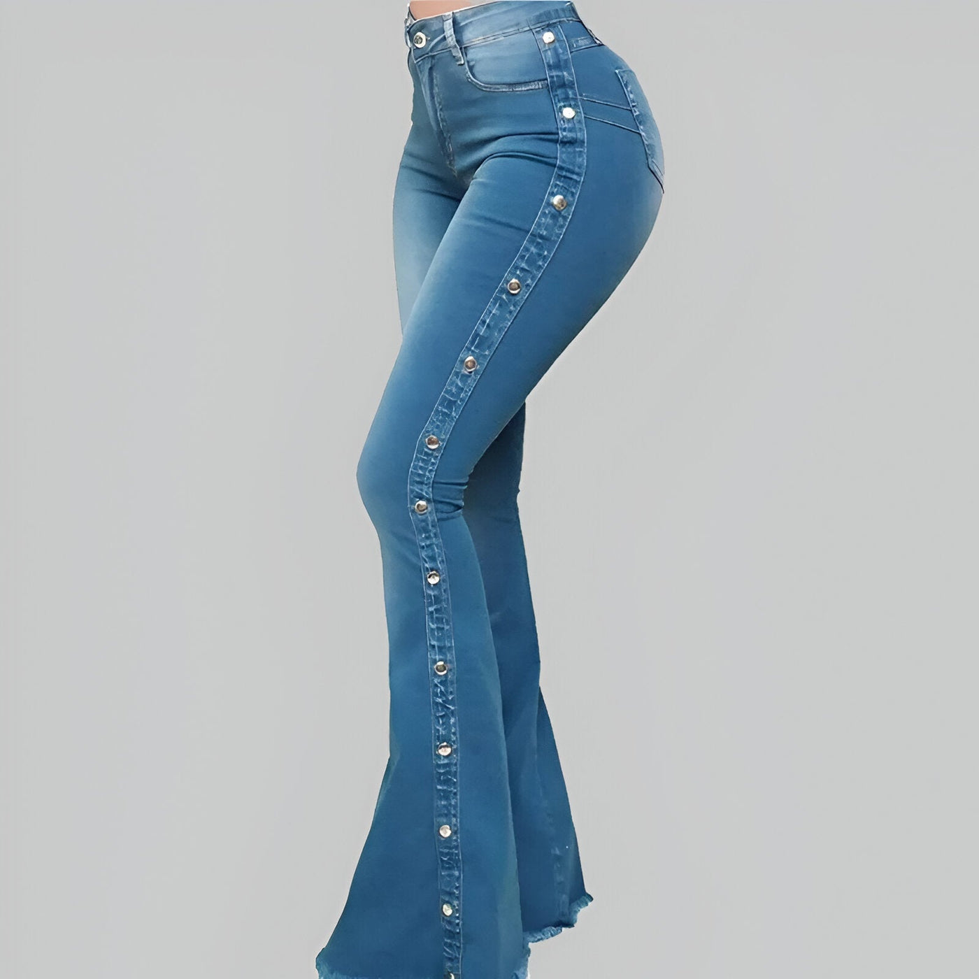 Simona | Vintage-inspirierte High-Waist Flared Jeans