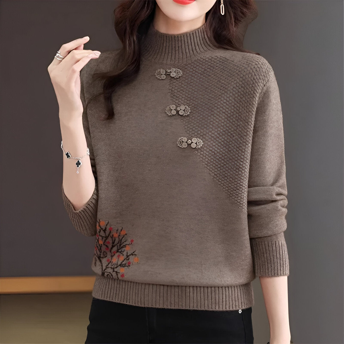 Sophie | Gemütlicher Herbst-Strickpullover