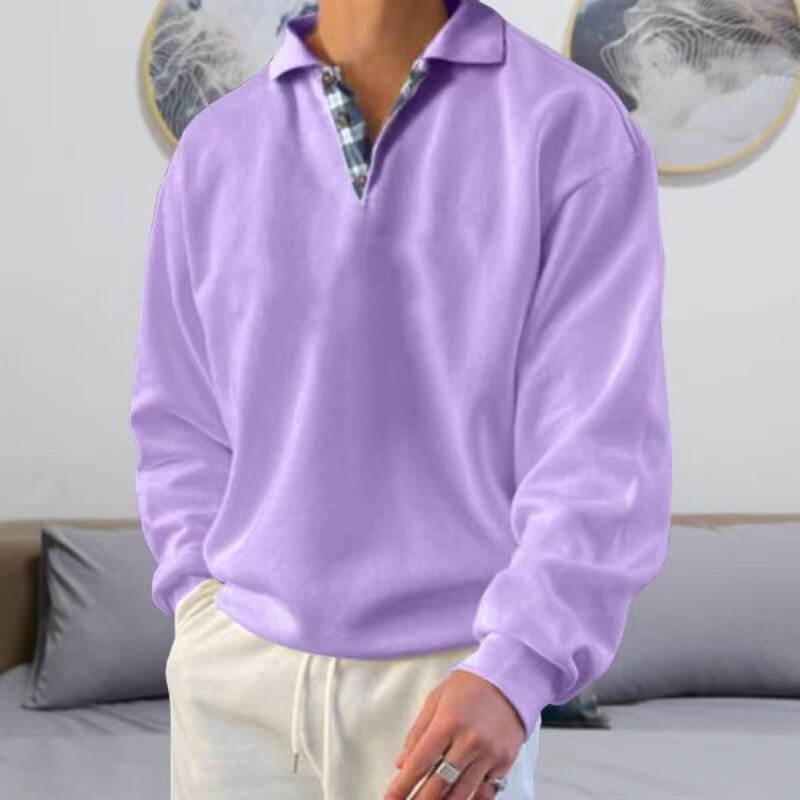 Pullover mit Knöpfen für Männer