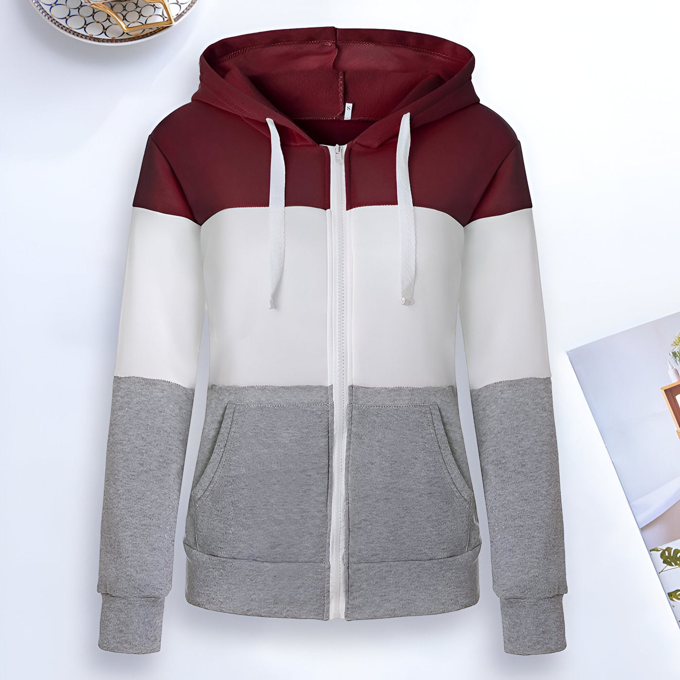 Klara | Bleibe stilvoll und gemütlich: Der ultimative Frühling Sweatshirt-Mantel