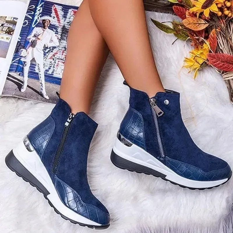 Warme Kompressionsstiefeletten für Damen | Bequeme