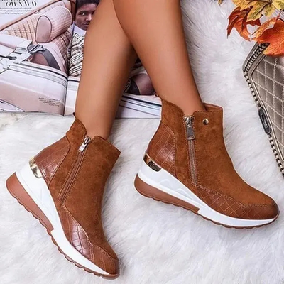 Warme Kompressionsstiefeletten für Damen | Bequeme