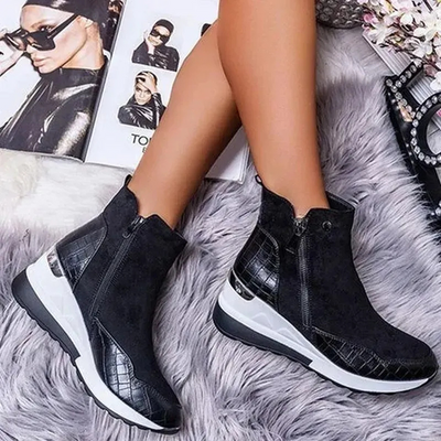 Warme Kompressionsstiefeletten für Damen | Bequeme