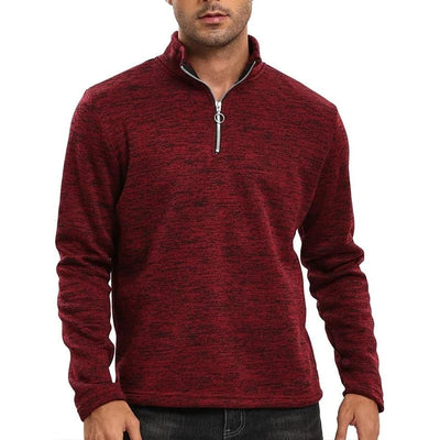 Pullover mit halbem Reißverschluss für Männer