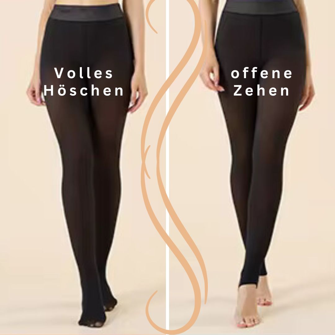 Schwarze Elegante Warme Strumpfhose für Damen – Clara