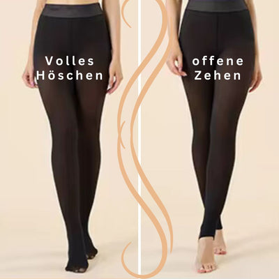 Schwarze Elegante Warme Strumpfhose für Damen – Clara