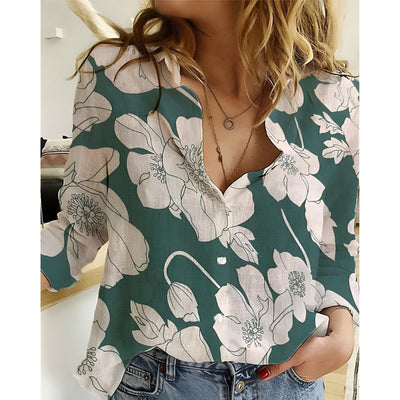 Fenne | Klassisches Hemd mit Marmorprint und Knöpfen (Saison 2)