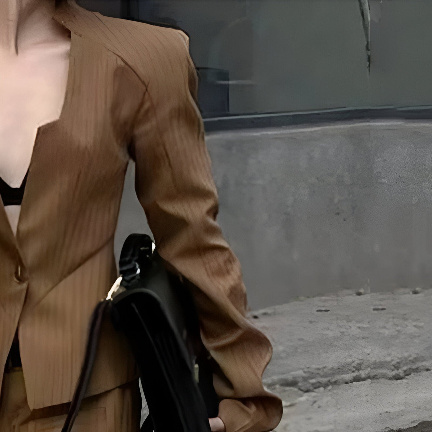 Yara | Stylisches Zwei-Teiliges Gestreiftes Anzug-Set