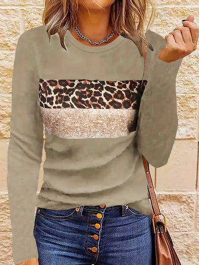 Emmi | Das Schicke Leopard-Print Langarmshirt